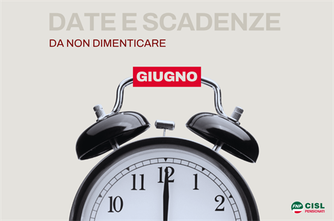 Vi ricordiamo che... scadenze e date utili di giugno 2026