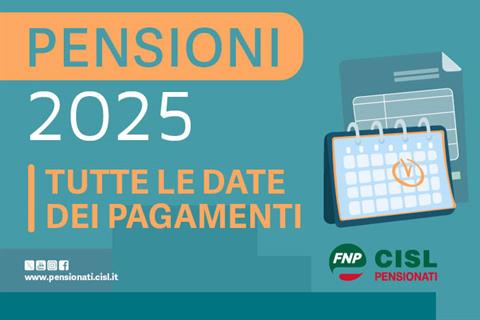 Pensioni, il calendario dei pagamenti del 2025