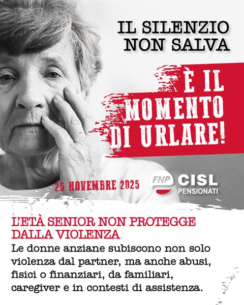 25 Novembre: Il silenzio non salva. È il momento di urlare!