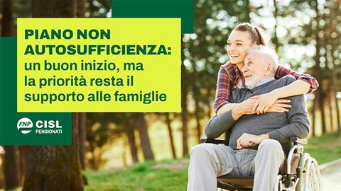 Anziani e non autosufficienza: «Bene il piano nazionale. Ora più servizi e risorse»