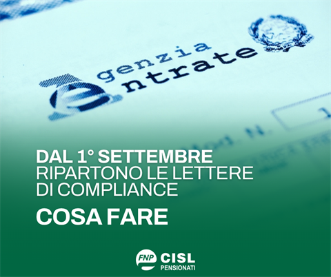 Agenzia delle Entrate: arrivano le lettere di compliance