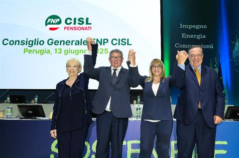Consiglio Generale 13 giugno 2025 elezione Segretario Generale FNP CISL Roberto Pezzani