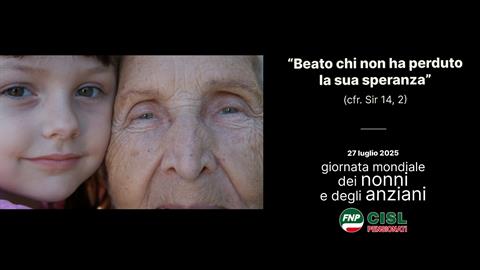 Giornata dei nonni e degli anziani. Pezzani: Dal messaggio di speranza del Papa una rivoluzione generativa