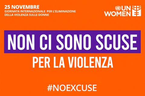 Giornata internazionale per l'eliminazione della violenza contro le donne: #noexcuse