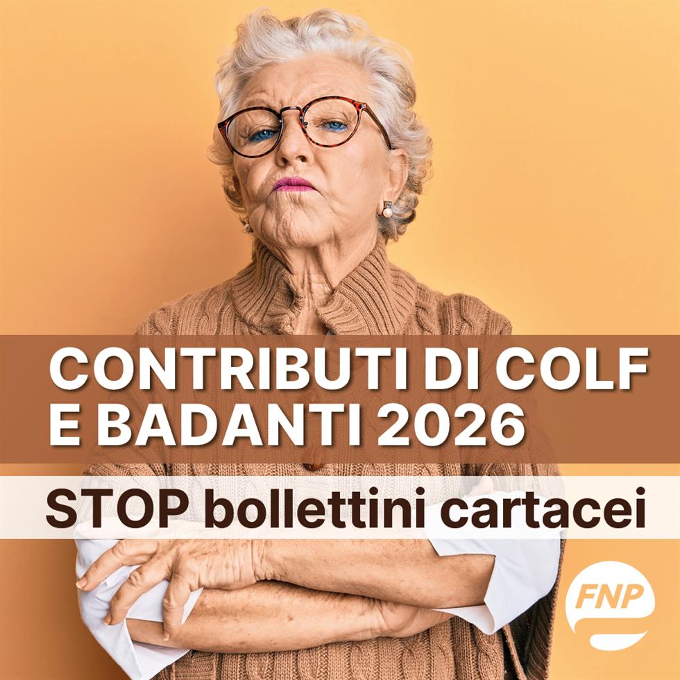 Colf e Badanti: dal 2026 addio ai bollettini cartacei