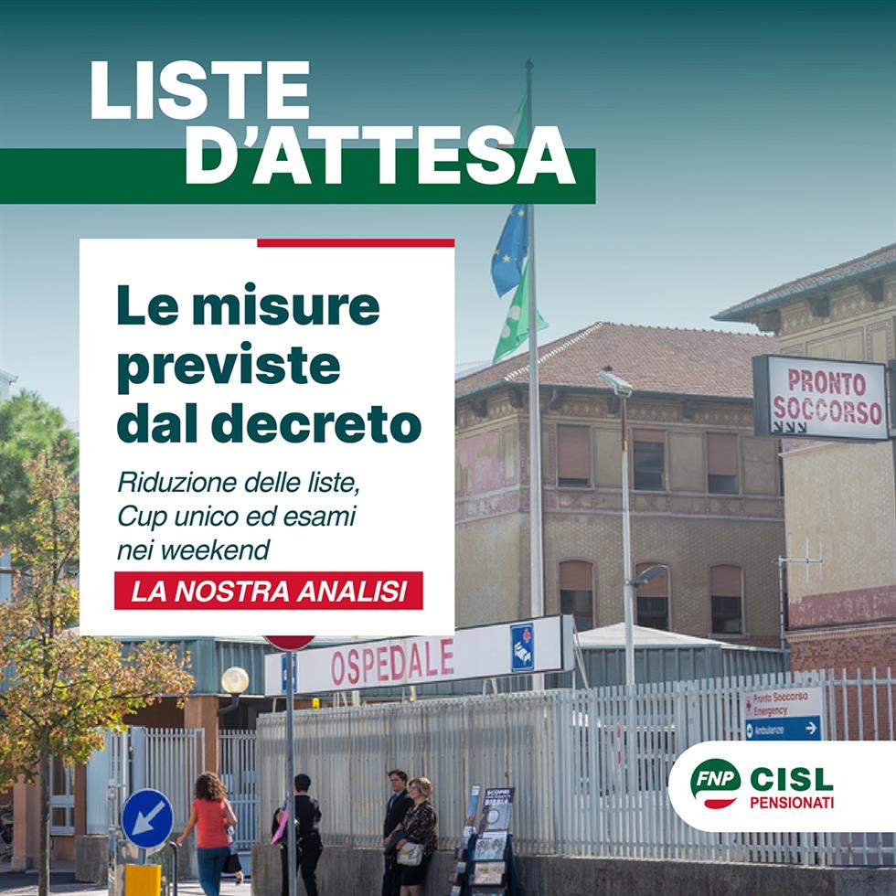 Liste d'attesa: il cammino per restituire agli italiani il diritto a curarsi in tempi adeguati sembra avviato