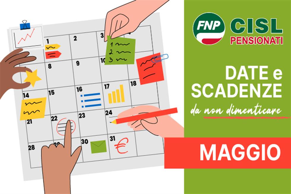 Vi ricordiamo che... le scadenze di maggio 2025