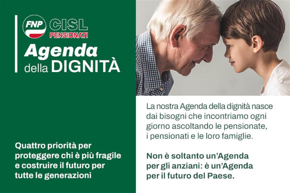 FNP CISL, presentata l’“Agenda della dignità”: quattro priorità per pensionati, famiglie e futuro del Paese