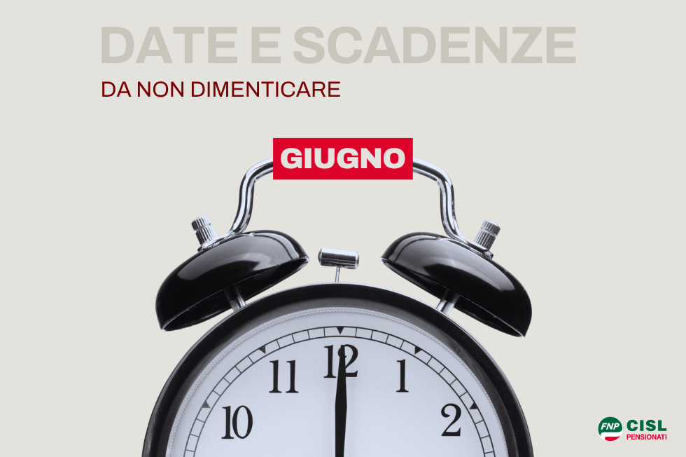 Vi ricordiamo che... scadenze e date utili di giugno 2026