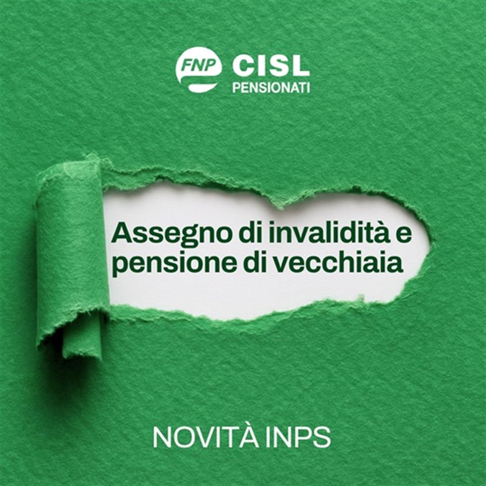 Novità INPS: come cambia l'Assegno di Invalidità in Pensione di Vecchiaia