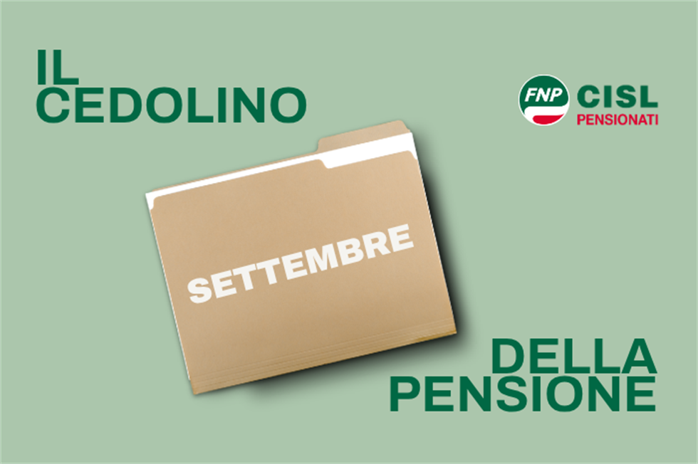 Cedolino pensione di settembre 2026, le informazioni utili
