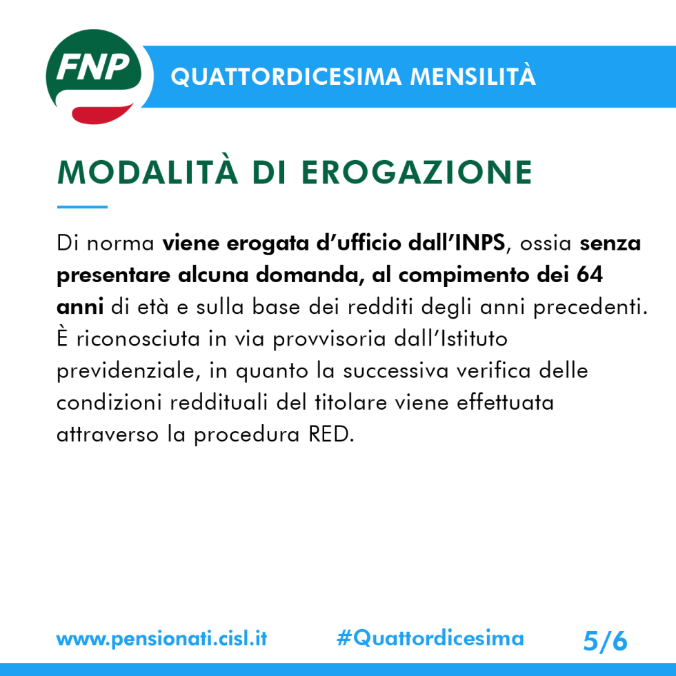 Quattordicesima in arrivo: a chi spetta e come si calcola