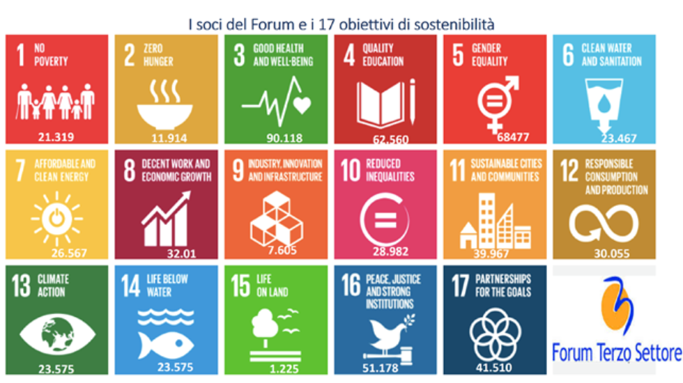 Obiettivi di Sviluppo Sostenibile, il rapporto del Forum del Terzo Settore