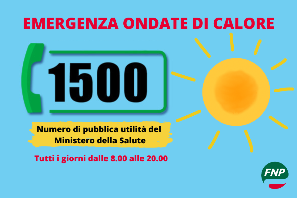 Ondate di calore, attivo il numero di pubblica utilità 1500