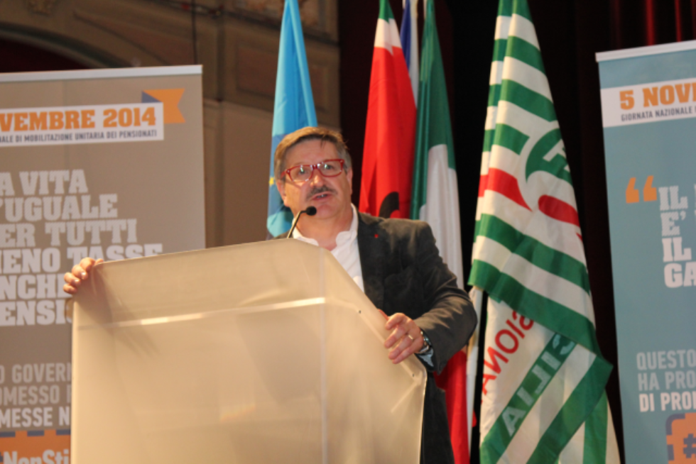 Gli auguri di Gigi Bonfanti a Ivan Pedretti, neo Segretario generale Spi Cgil