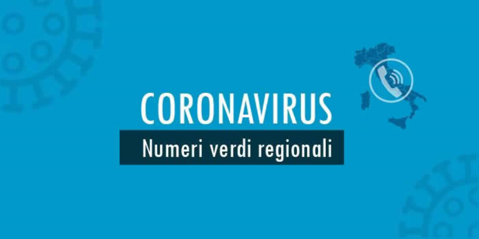 COVID-19, tutti i numeri verdi regionali