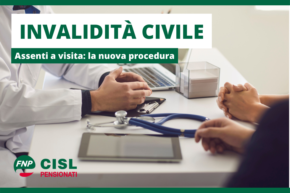 Invalidità civile: la nuova procedura per gli “assenti a visita” 