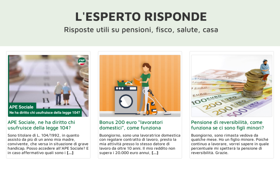 ESPERTO RISPONDE, le ultime domande