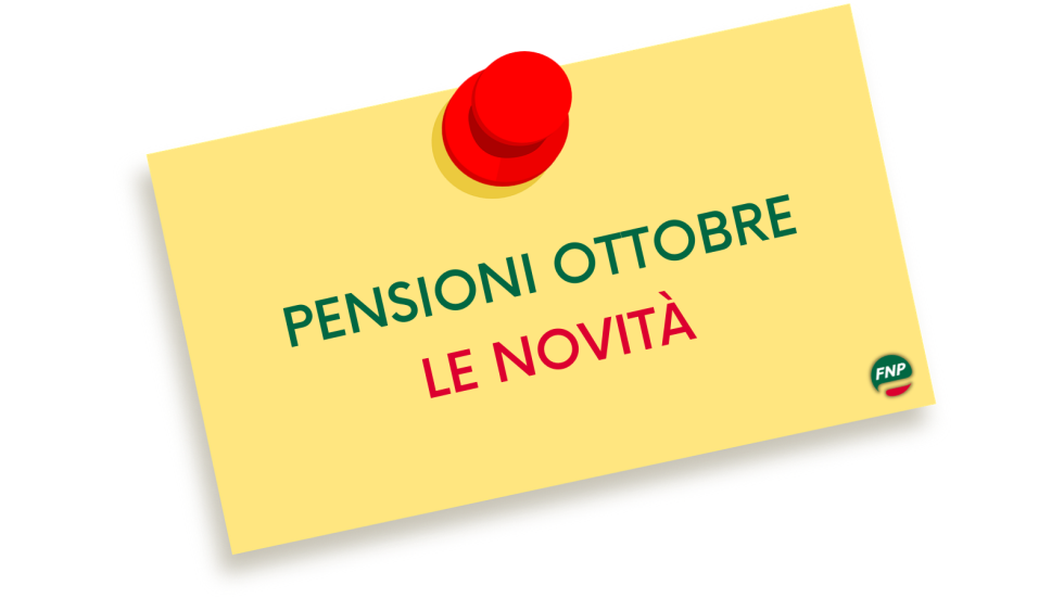 Pensioni, le novità sul cedolino di ottobre