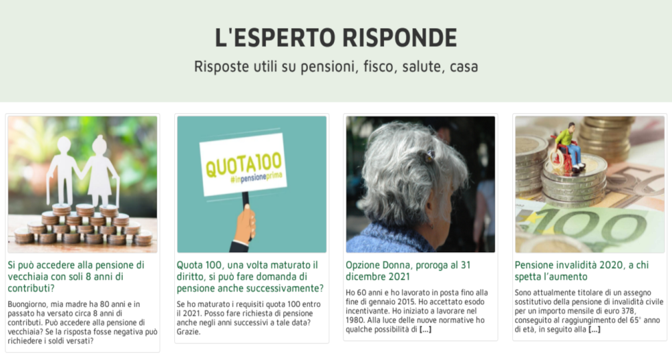 L'ESPERTO RISPONDE ai vostri quesiti: Quota 100, Opzione Donna, posizioni silenti...